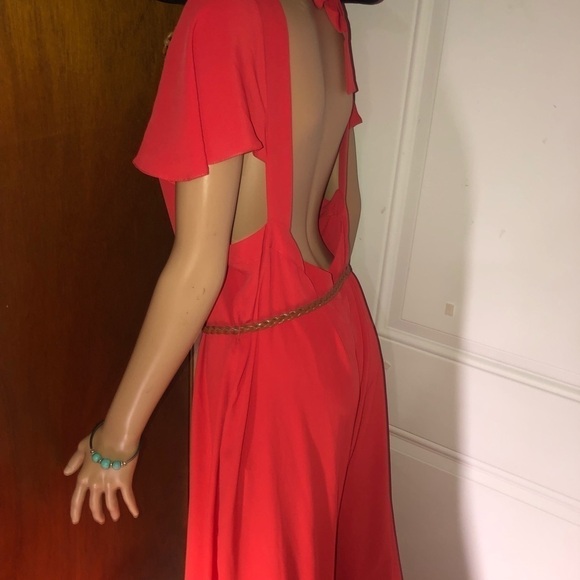 ASOS Red Jumpsuit Size 14 - Picture 6 of 9